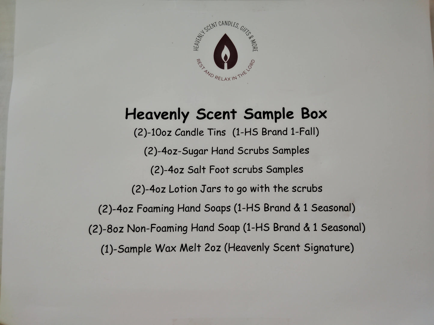 Heavenly Scent Sample Box