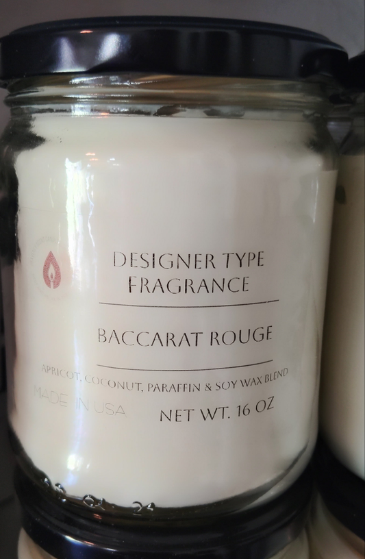 Baccarat Rouge Designer Type Fragrance Candle