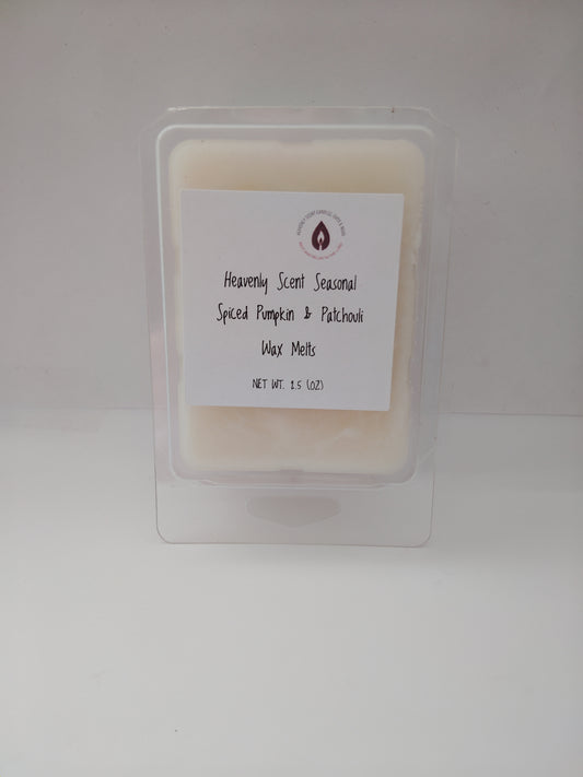 Spiced Pumpkin & Patchouli Wax Melts, Wax Melts Packs & Candles
