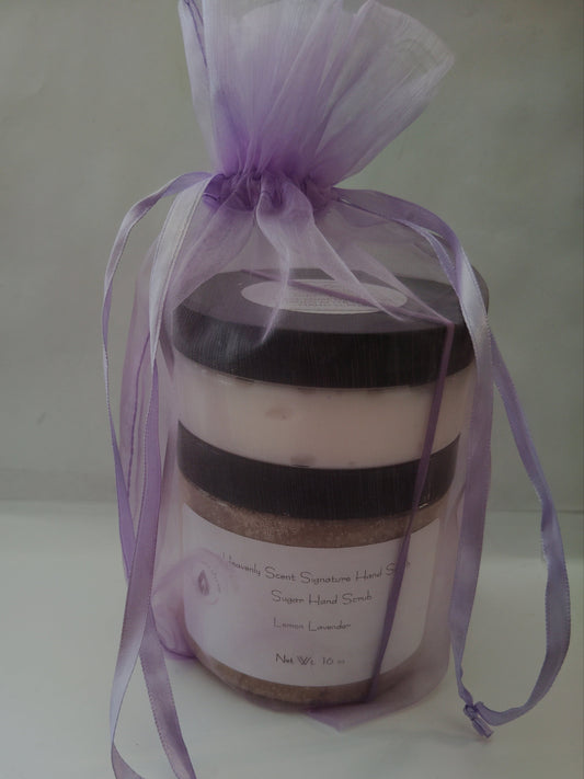 Lemon Lavender Hand Scrub & Lotion Set