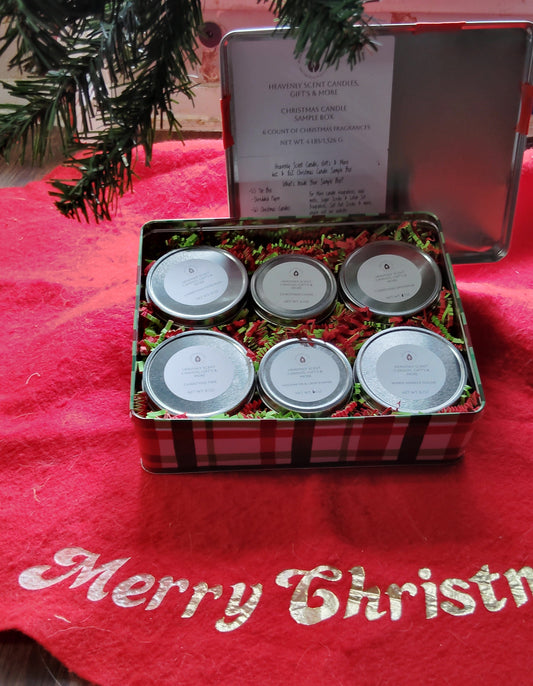 Christmas Candle 6oz & 8oz Sample Box